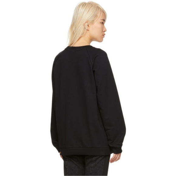 Balmain Black and Red/Pink Coin Logo Sweatshirt - Picture 4 of 10